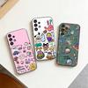 C-Cute D-Doodle    Phone Case For Samsung S25,S24,S21,S22,S23,S30,Ultra,S20,Plus,Fe,Note,10,9,5G Black Cover