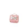 Toddler Fashion Girl Mini Crossbody Bag Pu Coin Purse With Butterfly Decor Bow