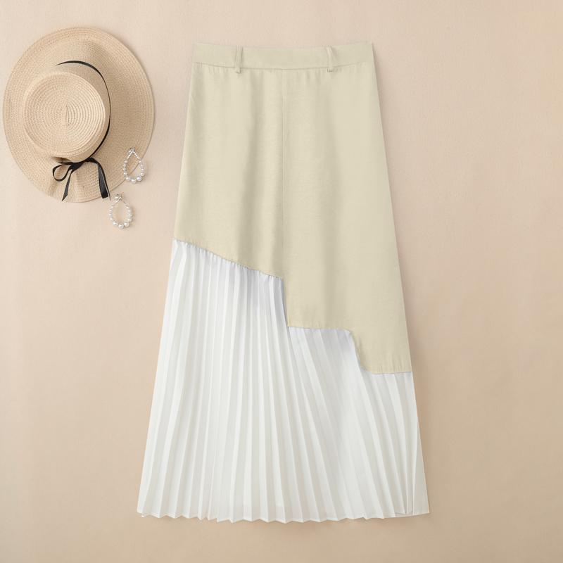 

ZANZEA Женские повседневные лоскутные свободные юбки миди 5XL