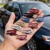 New R Logo Rear Trunk Badge Metal Car Front Grille Emblem for Volkswagen VW Passat Tiguan Golf 5 6 7 8 Beetle Jetta  Rear Badge NG5 vngk1