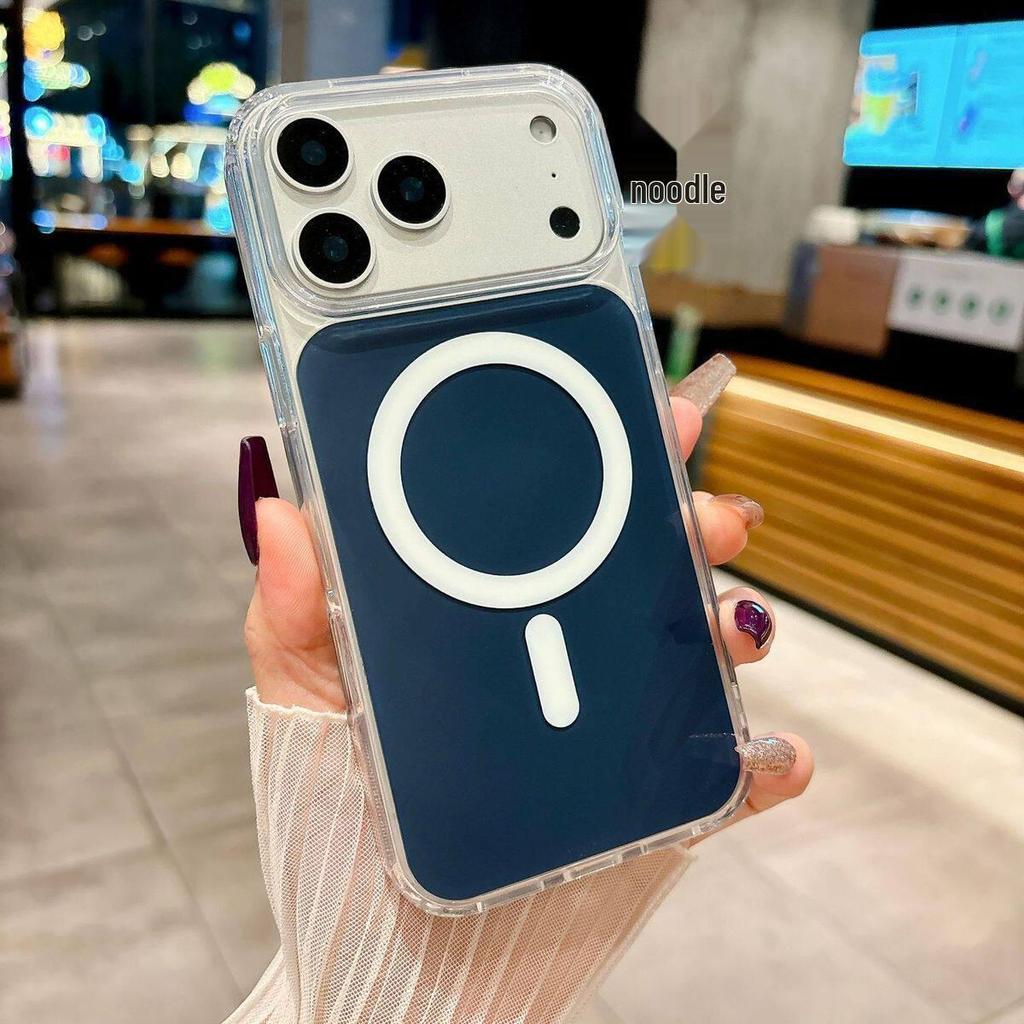 Magnetic Clear Acrylic Case for iPhone 13-17 Pro Max - Full Coverage
