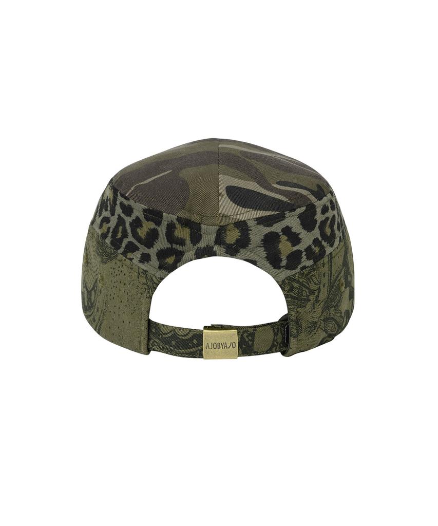 AJOBYAJO Pattern Mixed Cap [Khaki]