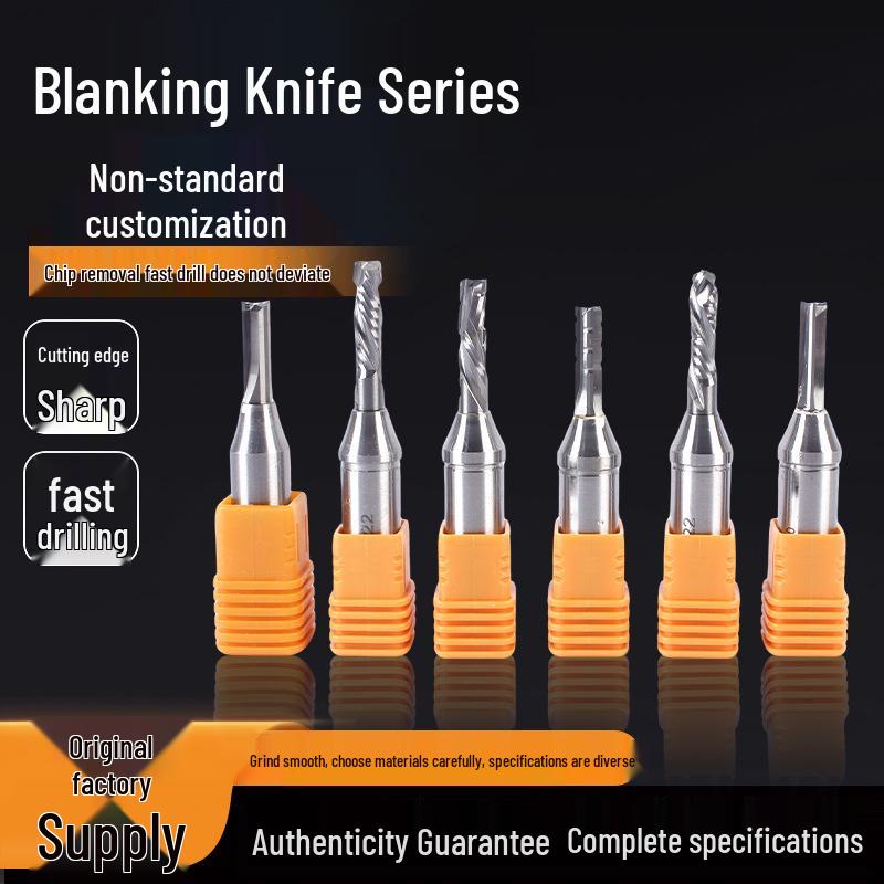 Three-Flute Woodworking Milling Cutter for Engraving and Trimming