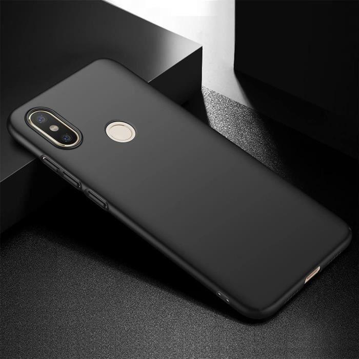 Schutzhülle - E.F.CONNECTION - für Xiaomi Mi 8 - Flexibel - Schwarz - Stoßfest und Kratzfest