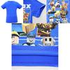 Żywy T-shirt z postaciami z gry Roblox dla dzieci z wygodnej bawełny