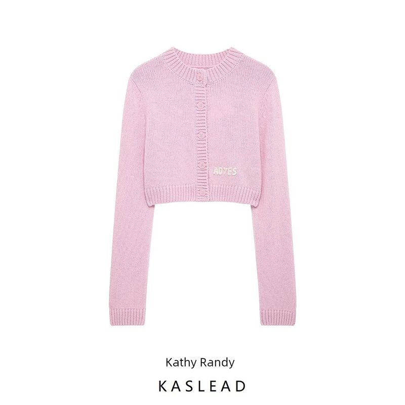 Kaslead New Women clothes Western Style Fashion Sweet Simple and Versatile Blended Short coat 5755018