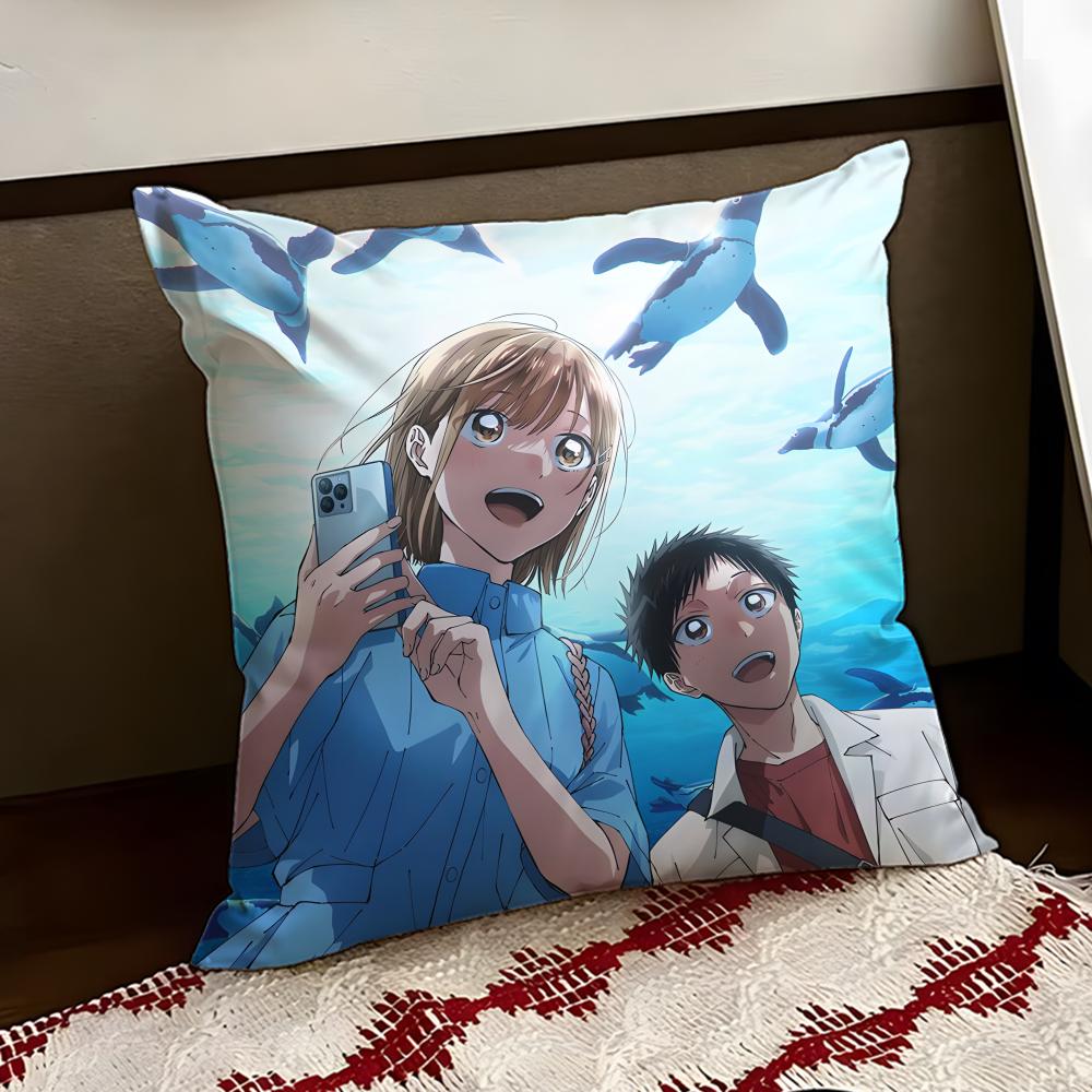 Anime BBlue BBox Kissenbezug Wendbar Weich Langlebig Kissenbezug Zuhause Auto Mehrzweckgebrauch für täglichen Komfort