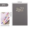 2026 One Page Per Day Planner - English, Spanish, Portuguese Diary Calendar