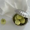 Retro Shell Shaped  Dessert Dish 304 Stainless Steel Cheese Dish INS Butter Dish  Table Decoration