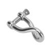 12mm Edelstahl Twist Schäkel mit Schraubbolzen Hohe Bruchlast für Marine Yachten