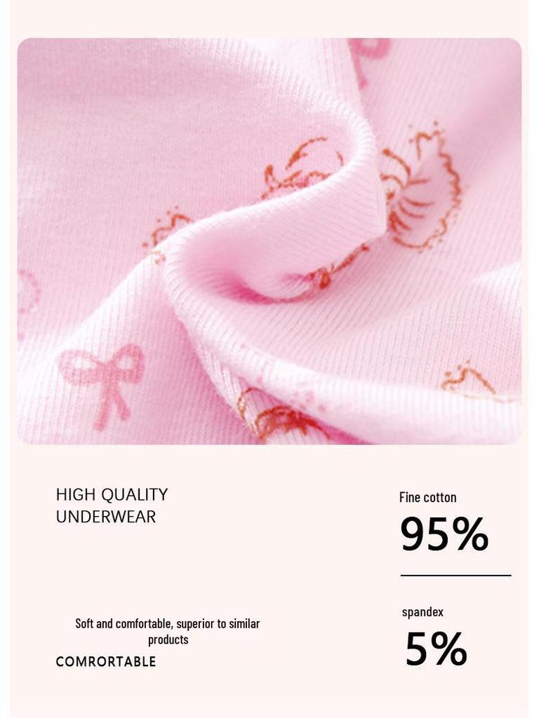 Girls' A-Class Cotton Summer Panties - Toddler To Big Kid Boxer Briefs