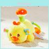Panda Plush Baby Rattle Toy With Rotating Tail For Sensory Development