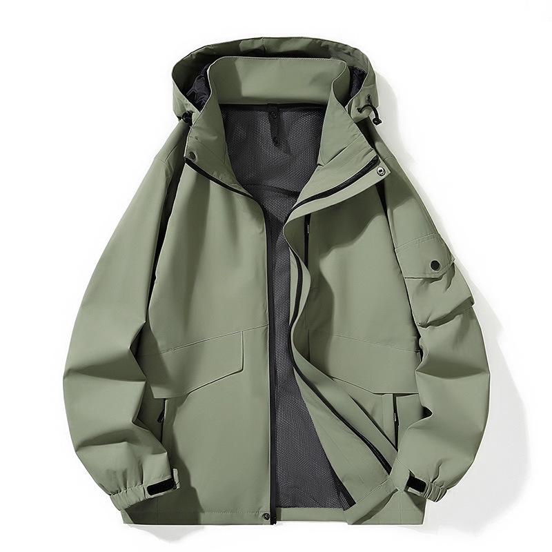 Men's 3-in-1 Waterproof Windproof Jacket for Outdoor Activities - Spring to Winter 2024
