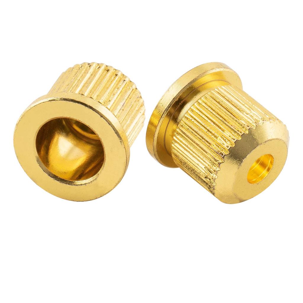 Musiclily Ultra 8.3mm Brass G-TLB-1 Guitar String Bushings for TL Telecaster Electric Guitars, Gold (Set of 6)