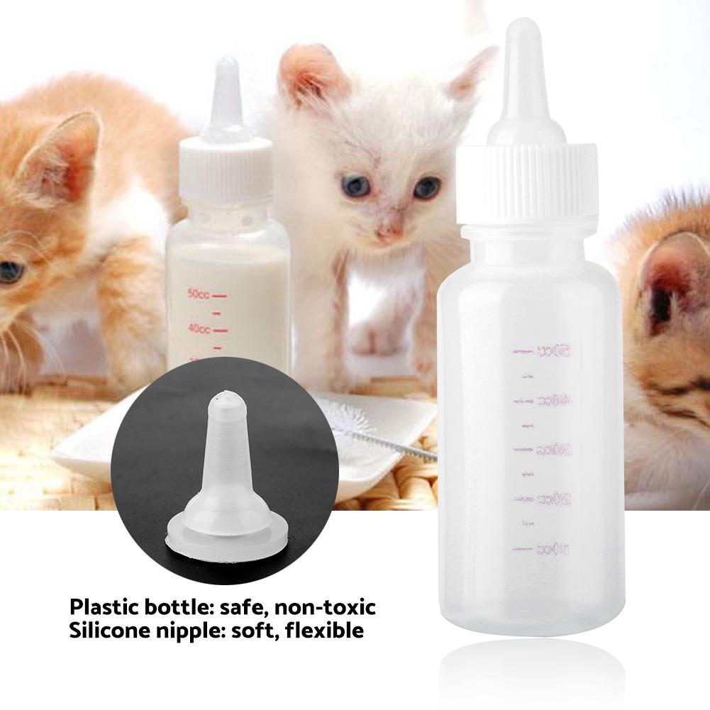 Dog Cat Milk Feeding Bottle Puppy Kitten Newborn Animal Nursing Care Set  Pet Supply