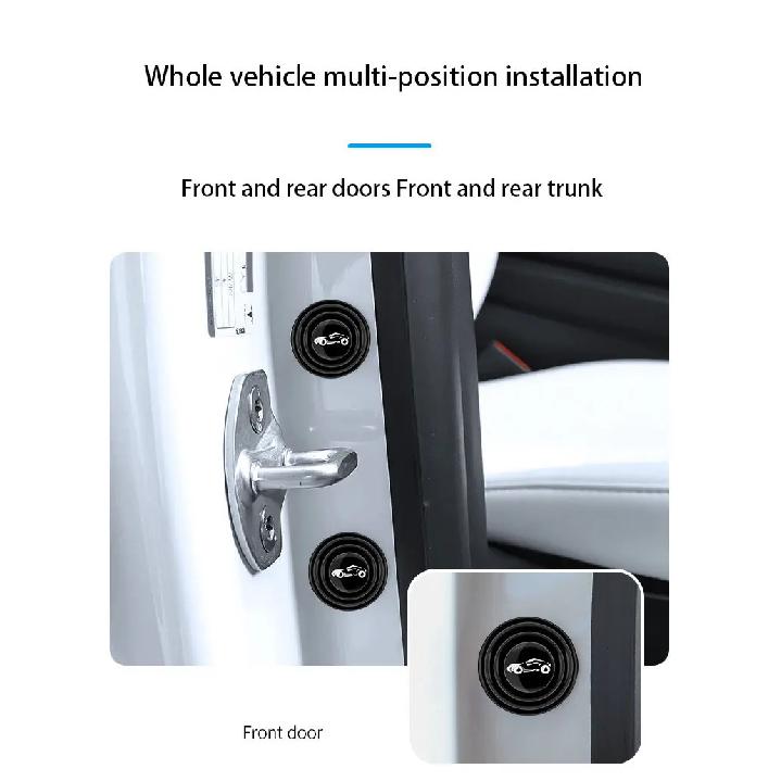 For Tesla Model 3 Y S X Car Door Shock Pad Anti-collision Closing Anti-shock Protection Soundproof Silent Trunk Buffer Gasket