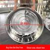 Extra Thick 304 Stainless Steel Large Multi-Purpose Basin for Washing, Mixing, and Bathing