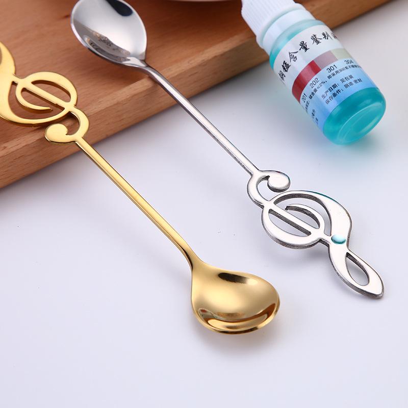 304 Stainless Steel Creative Spoon for Coffee, Ice Cream, Dessert, Stirring, and Souvenir.