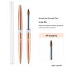 50% Mink Hair Nail Art Brush with Crystal and Metal Handle for Extensions and Carving