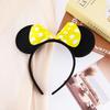 Mickey Mouse Ears Headband with Minnie Bow for Children's Festival and Party