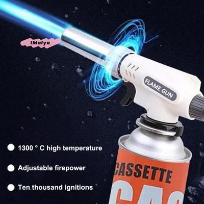 M-Camping Backen Grill Gasbrenner Schweißfeuerzeug Butanbrenner Flamme Metallflammenpistole Schweißbrenner Heizung