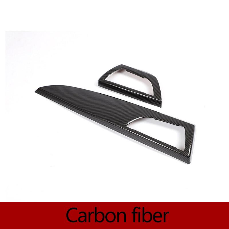 

For BMW 1 2 Series F20 F21 F22 F23 2012-17 ABS Carbon Fiber Car Dashboard Side Air Outlet Panel Trim Cover Interior Accessories