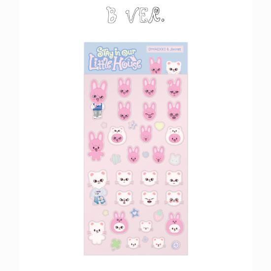 Vorbestellung Stray Kids 6. Fanmeeting Stay in Our Little House SKZOO 3D-Aufkleber