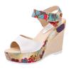 Maogu Summer Platform Wedges Heel Casual Shoes Woman Floral Super High Heels Sandalias Zapatos Mujer 2024 Women Open Toe Sandals