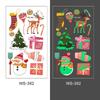 Kids' Waterproof Christmas Glow Tattoos - Festive Cartoon Stickers for Holiday Parties