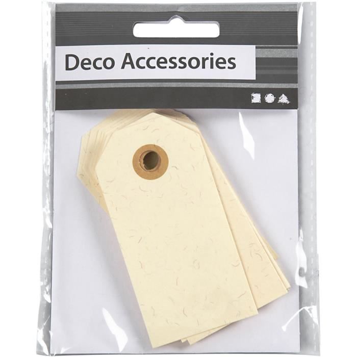 Etiquettes de cadeaux en carton avec un trou. Réf 510040