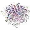 1000 Pieces Metal Gourd Safety Pins Calabash Bulb Hooks for Knitting Locking