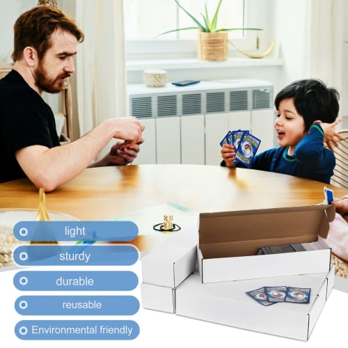 20 Card Storage Boxes, Holds 800 Cards, Collector Boxes, Organizers for Trading Cards, Sports Cards, and Collectible Games