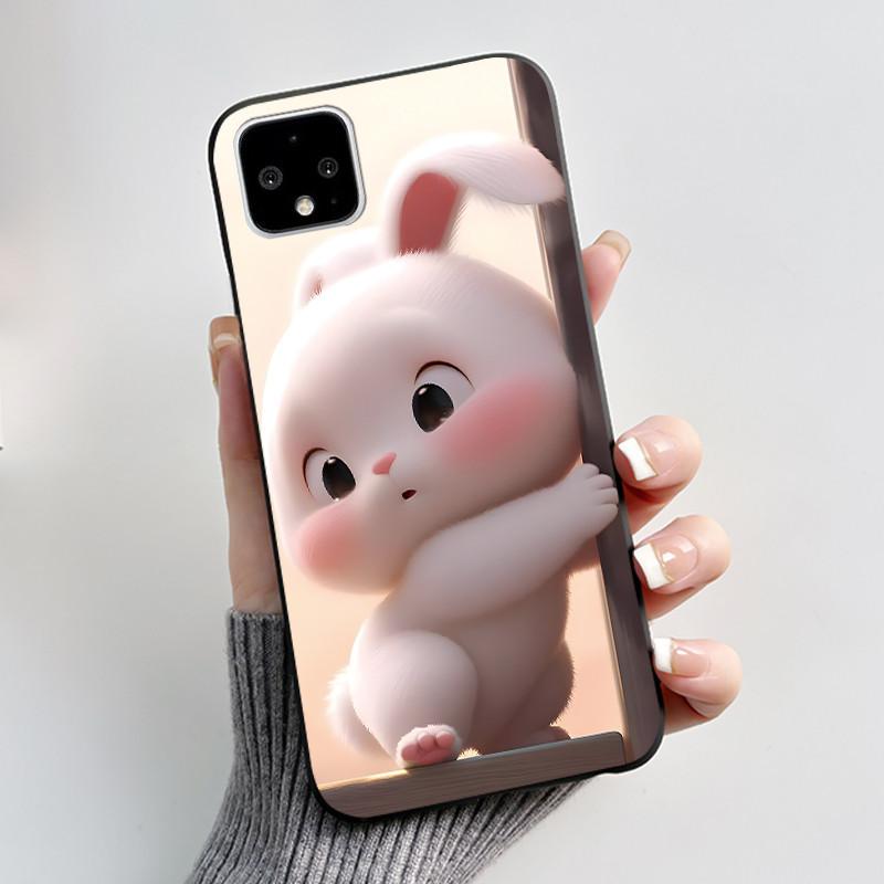 Cute Case For Google Pixel 4/Pixel 4XL Fundas Shell For Pixel 4A 5G 4G/Pixel 5 XL Protective Cover Soft Silicone Cartoon Casing