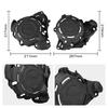 NICECNC For KTM EXC 300 2024-2026 Engine Clutch Cover Ignition Guard Protector For KTM EXC 250 XCW 300 Husqvarna TE 300 TE250
