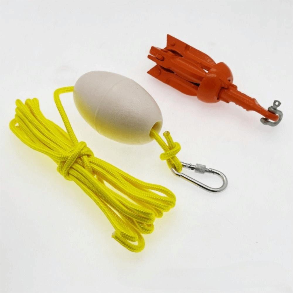 Portable Folding Anchor Kit Aluminum Zinc Zinc Alloy Folding Boat Anchor SUP Paddle Board