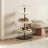 Multi-layer Shoe Rack Space-Saving Rainbow Shoe Organizer Standing Entryway Shoe Shelf for Dorm/Apartment Wardrobe Storage