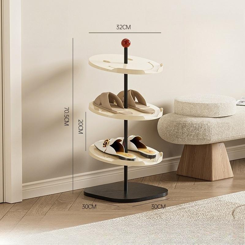 Multi-layer Shoe Rack Space-Saving Rainbow Shoe Organizer Standing Entryway Shoe Shelf for Dorm/Apartment Wardrobe Storage