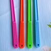 1/5Pcs Plastic Fly Swatter For Household Use, Thick And Extended Handle, Large Size, Manual, Durable Fly And Mosquito Swatter