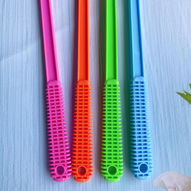1/5Pcs Plastic Fly Swatter For Household Use, Thick And Extended Handle, Large Size, Manual, Durable Fly And Mosquito Swatter
