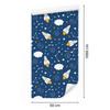 Space Rockets and Hearts Wallpaper for Living Room and Bedroom 50x1000