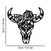 Single Piece Iron Bull Head Wall Art Bohemian Style Metal Home Decor Inspired by Scripture Perfect Festival Gift Housewarming Present