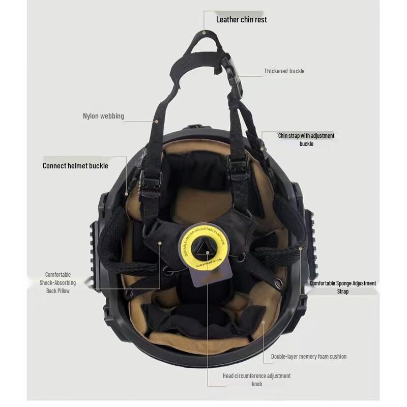 Tactical Helmet Liner Suspension System