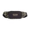 Originals Color Block Plaid Woven Double Logo Polyester Crossbody Chest Bag Waist Bag Unisex Bags Clay Black GK9467