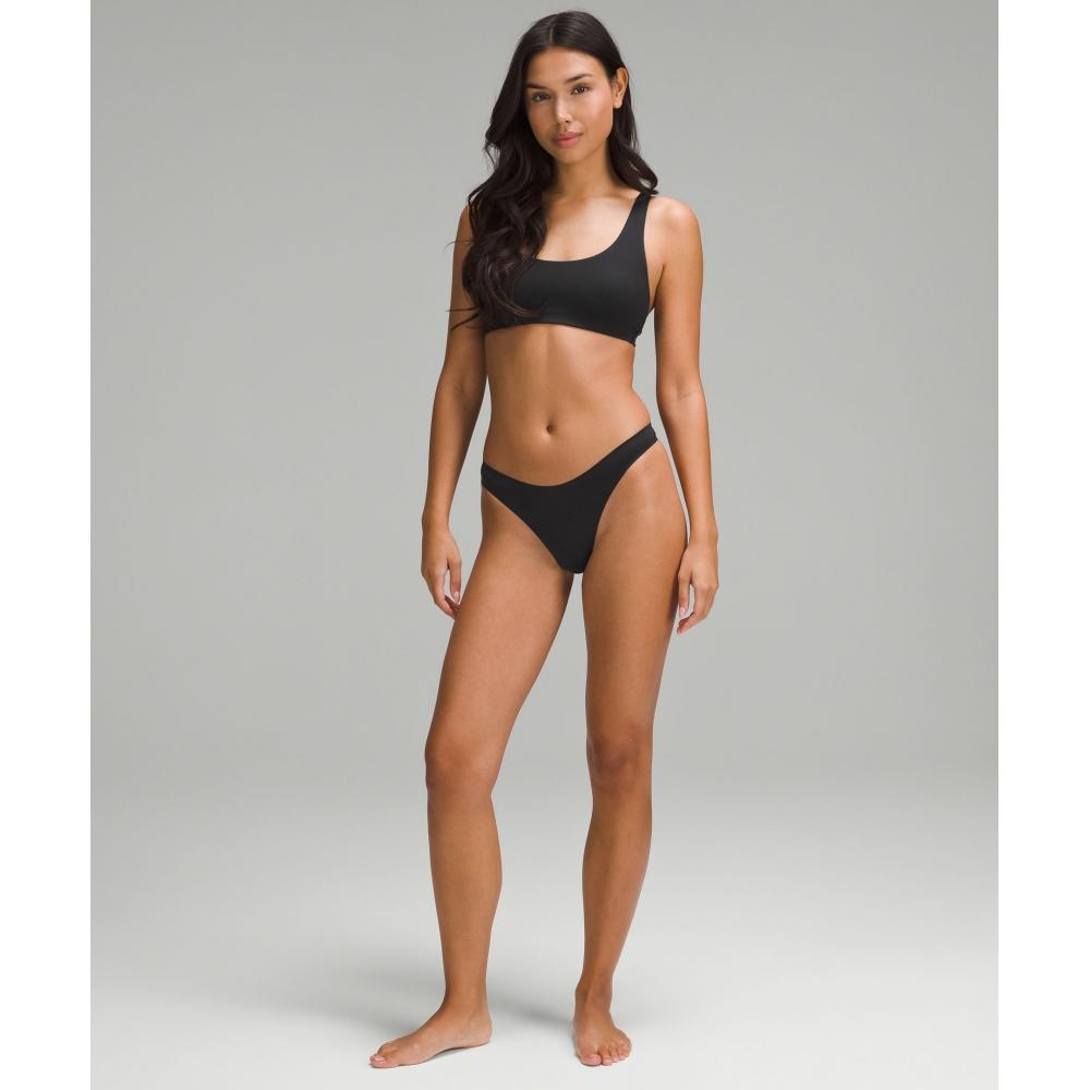 Lululemon Wundermost Ultra Soft Nulu Dipped Waist Thong Underwear  3 Pack Black