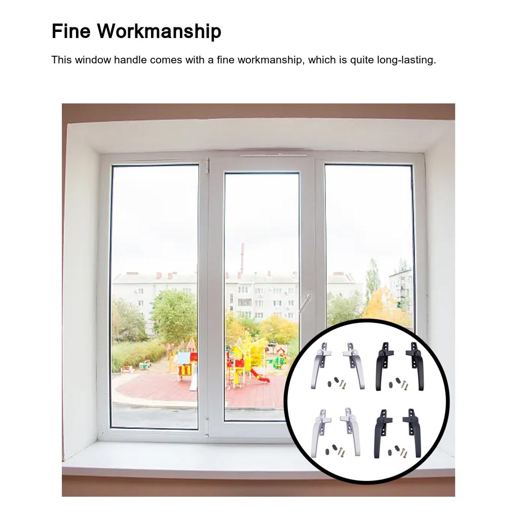 Fenstergriff Heimwerkerbedarf Aluminiumlegierung Hebel Drehfenster Bequemlichkeit Handlich Installieren Professionelles Haushaltszubehör