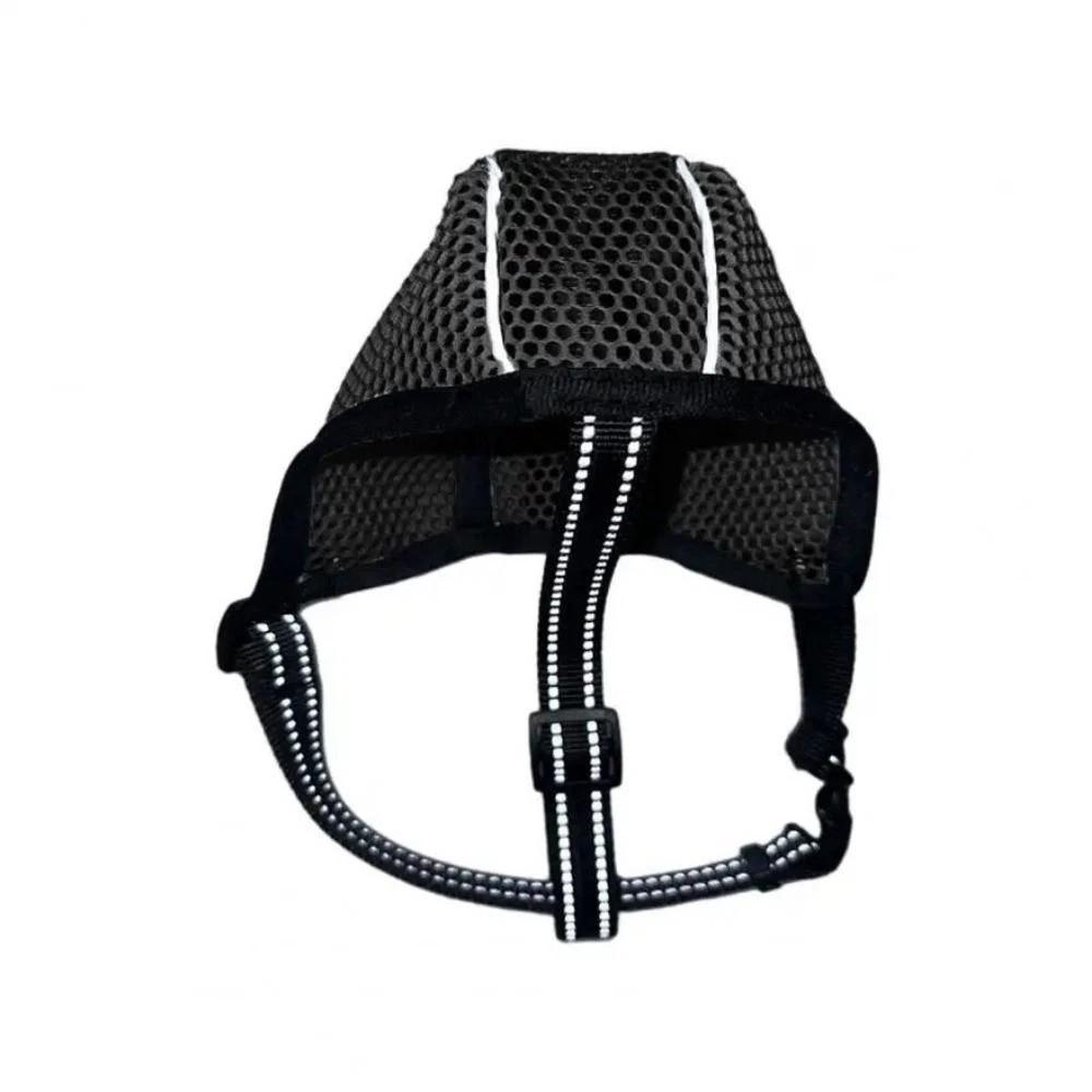 Breathable Mesh Dog Muzzle Adjustable Strap Anti-Bite Dog Mouth Cover Anti-barking Anti-eating Bulldog Muzzle Large Dogs