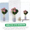 2pcs Artificial Lotus Flower Bouquets Simulation Water Lily Decoration for Home Office Wedding Flower Arrangements for Indoor Adornments