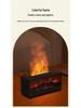 Retro 3D Fireplace Flame Aroma Humidifier & Colorful Desktop Light