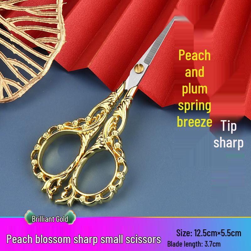 Mini Portable Stainless Steel Pointed Scissors for Cross Stitch, Thread, and Paper Cutting