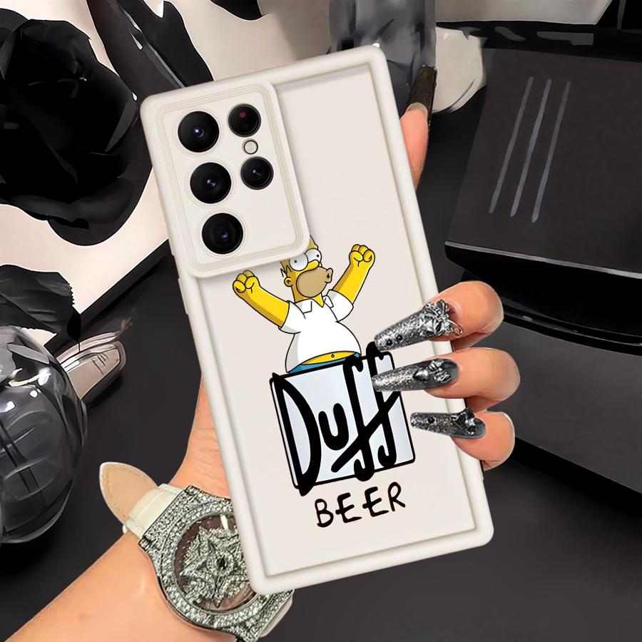 

Case for Samsung Galaxy S25 S23 S20 FE S24 ultra S25 S21 S22 Plus Note 20 Ultra Phone Cover The Simpsons Homer Galaxy S23 FE